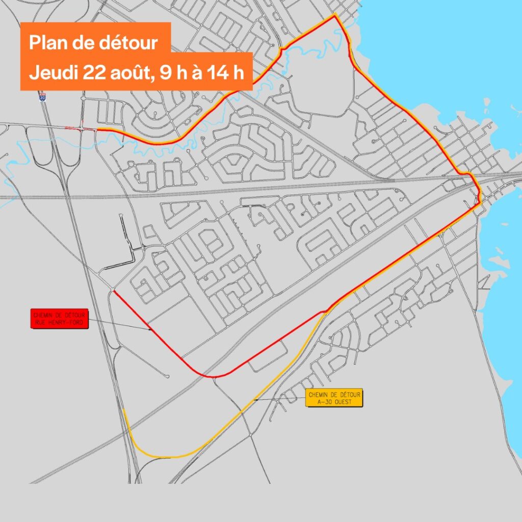 Jeudi 22 août - Plan de détour